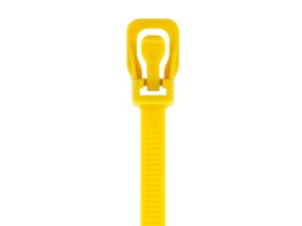 Picture of EveryTie 8 Inch Yellow Releasable Tie - 100 Pack