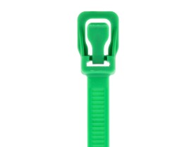 Picture of RETYZ WorkTie 14 Inch Green Releasable Tie - 100 Pack