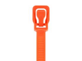 Picture of RETYZ WorkTie 14 Inch Orange Releasable Tie - 100 Pack