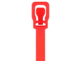 Picture of RETYZ WorkTie 14 Inch Red Releasable Tie - 100 Pack