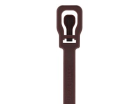 Picture of EveryTie 8 Inch Brown Releasable Tie - 100 Pack
