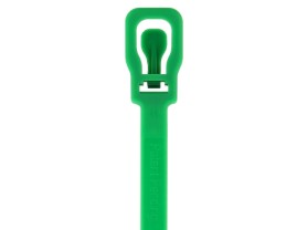 Picture of EveryTie 8 Inch Green Releasable Tie - 100 Pack