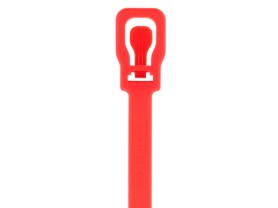 Picture of EveryTie 8 Inch Red Releasable Tie - 100 Pack