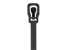Picture of EveryTie 10 Inch Black Releasable Tie - 100 Pack