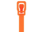Picture of  ProTie 36 Inch Fluorescent Orange Reusable Tie - 50 Pack