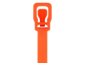 Picture of RETYZ WorkTie 14 Inch Orange Releasable Tie - 100 Pack