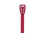 Picture of WorkTie 24 Inch Plenum Cranberry Reusable Tie - 100 Pack