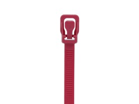 Picture of RETYZ WorkTie 24 Inch Plenum Cranberry Releasable Tie - 100 Pack