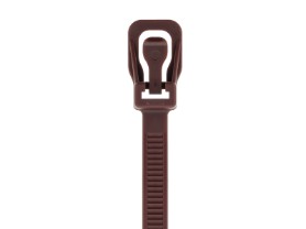 Picture of EveryTie 12 Inch Brown Releasable Tie - 20 Pack