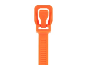 Picture of RETYZ ProTie 32 Inch Fluorescent Orange Releasable Tie - 10 Pack