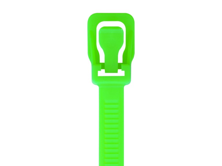 Picture of RETYZ ProTie 36 Inch Fluorescent Green Releasable Tie - 10 Pack