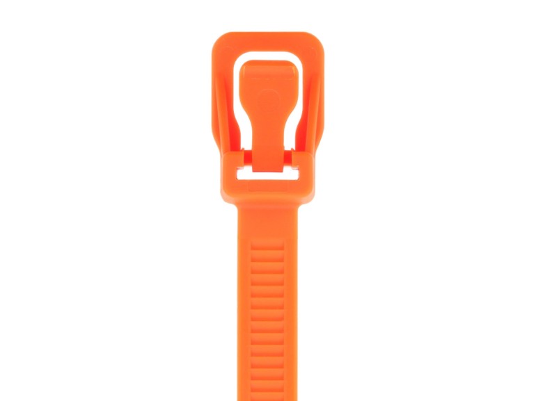 Picture of RETYZ ProTie 36 Inch Fluorescent Orange Releasable Tie - 10 Pack