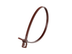 Picture of VersaTie 6 Inch Brown Releasable Tie - 100 Pack