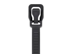 Picture of RETYZ WorkTie 8 Inch Black Releasable Tie - 100 Pack