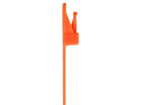 Picture of 16 Inch 50 Lbs Orange Releasable/Reusable Cable Tie - 100 Pack