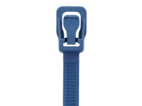 Picture of 8 Inch 120 Lbs DETECT Releasable/Reusable Cable Tie - 100 Pack