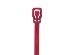 Picture of WorkTie 14 Inch Plenum Cranberry Reusable  Tie - 20 Pack