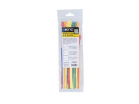 Picture of PJD x RETYZ® 6", 8", 10" Reusable Cable Tie Combo – 30 Pack (Primary Colors, Mixed Strength)