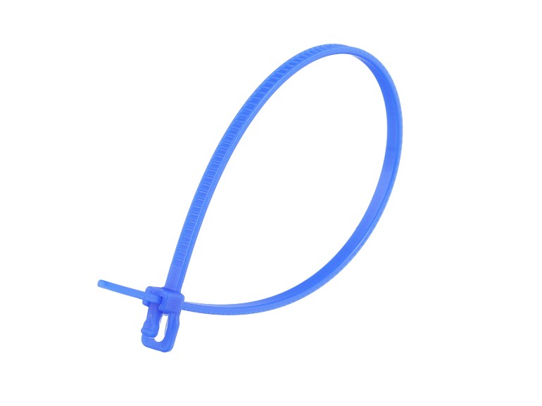 Picture of VersaTie 6 Inch Blue Releasable Tie - 100 Pack