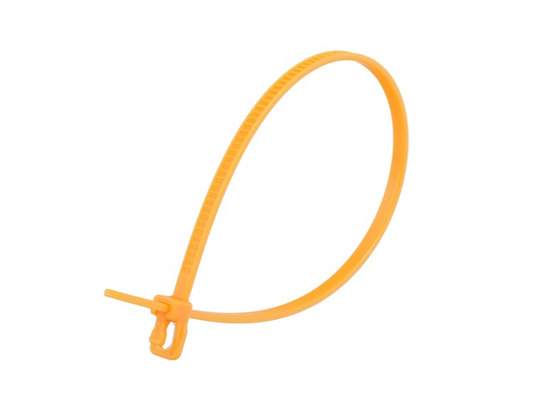 Picture of VersaTie 6 Inch Orange Releasable Tie - 100 Pack
