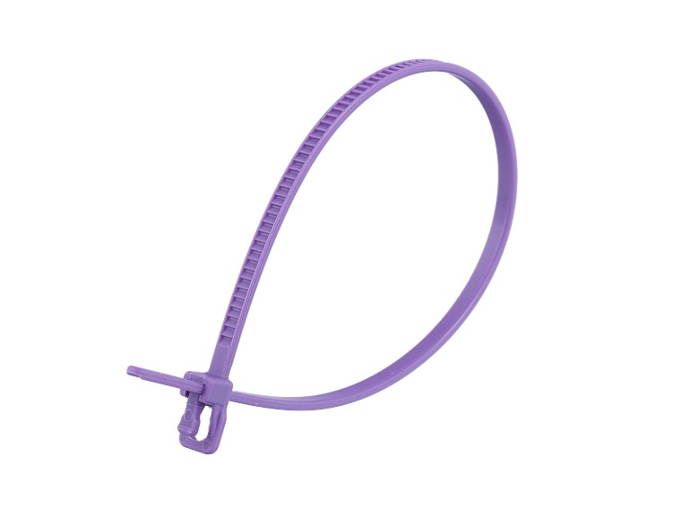 Picture of VersaTie 6 Inch Purple Releasable Tie - 100 Pack