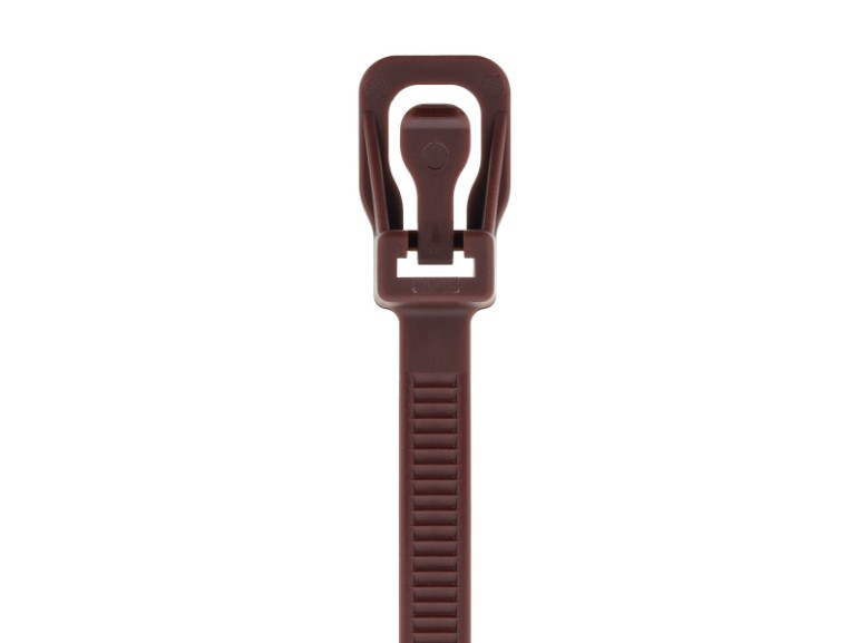 Picture of RETYZ EveryTie 10 Inch Brown Releasable Tie - 20 Pack