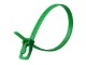 Picture of 16 Inch 50 Lbs Green Releasable/Reusable Cable Tie - 20 Pack