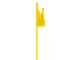 Picture of 16 Inch 50 Lbs Yellow Releasable/Reusable Cable Tie - 20 Pack