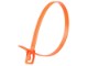 Picture of 14 Inch Fluorescent Orange Releasable/Reusable Cable Tie - 10 Pack