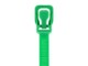 Picture of 14 Inch 120 Lbs Green Releasable/Reusable Cable Tie - 50 Pack