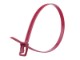 Picture of 14 Inch Plenum Cranberry Releasable/Reusable Cable Tie - 10 Pack