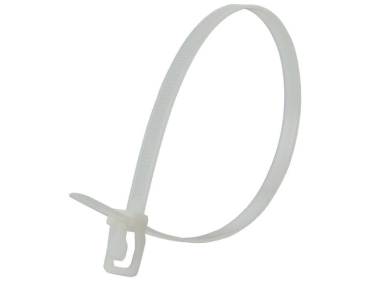 Picture of 24 Inch Natural Releasable/Reusable Cable Tie - 10 Pack